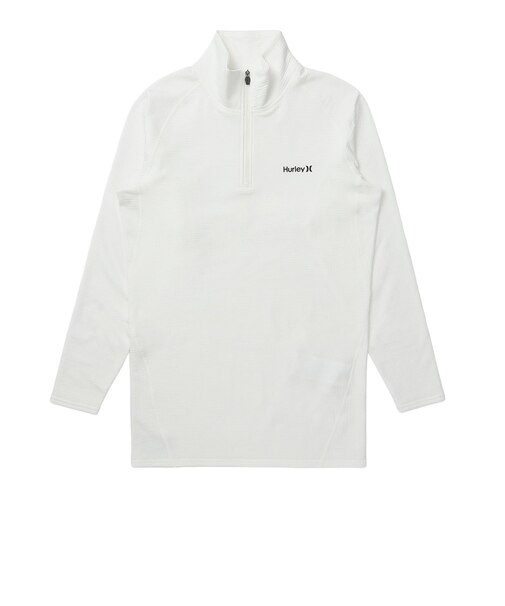 ハーレー（HURLEY）PHANTOM ワッフルインナー ハーフジップ MGIW262053P-WHT