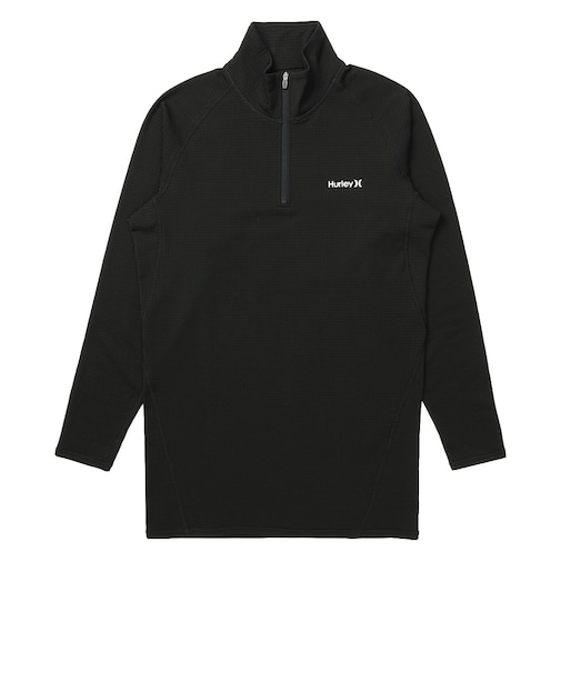 ハーレー（HURLEY）PHANTOM ワッフルインナー ハーフジップ MGIW262053P-BLK