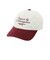 マンシングウエア（MUNSINGWEAR）帽子 2トーン ベースボールキャップ MU6FCP02M RD00