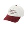 マンシングウエア（MUNSINGWEAR）帽子 2トーン ベースボールキャップ MU6FCP02M RD00