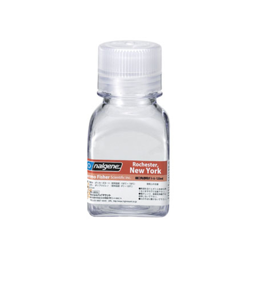 ナルゲン（nalgene）細口角透明ボトル 125ml 91105 調味料入れ キャンプ バーベキュー