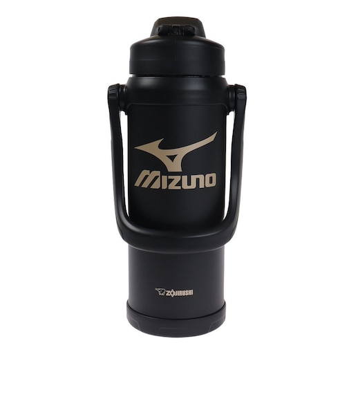 ミズノ（MIZUNO）水筒クールボトル 黒 2L SD-BX20-BA 保冷専用 抗菌 ボトル マイボトル ステンレスボトル