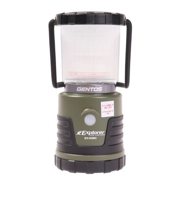 ジェントス（GENTOS）ランタン 電池式 落下耐久 アウトドア キャンプ 防災 非常用 最大450ルーメン 調光機能付き LEDランタン EX-036D