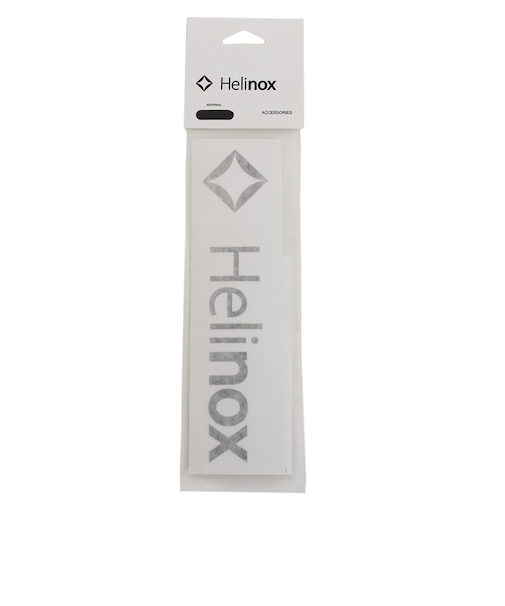 ヘリノックス（Helinox）ロゴステッカーL ブラック 19759015001007