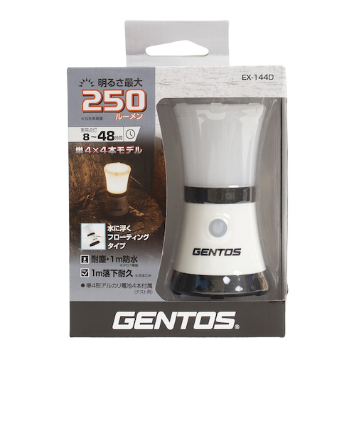 ジェントス（GENTOS）ランタン 電池式 落下耐久 水に浮く アウトドア キャンプ 防災 非常用 最大250ルーメン エクスプローラー LEDランタン EX…