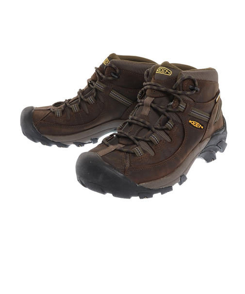 キーン（KEEN）トレッキングシューズ ミドルカット 登山靴 ターギー2 MID ウォータープルーフ 1017346 ダークブラウン
