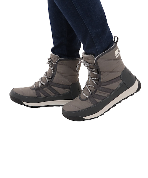 ソレル(SOREL)レディース ブーツ ウィットニーIIショートレース グレー NL3822 052 カジュアルシューズ(La… ソレル（SOREL）レディース ブーツ ウィットニーIIショートレース