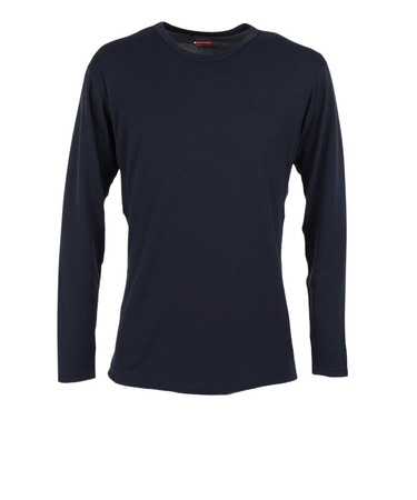 長袖シャツ ロンT ブレスサーモアンダーウエア EXクルーネック C2JA960909 ブラック 発熱