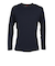 長袖シャツ ロンT ブレスサーモアンダーウエア EXクルーネック C2JA960909 ブラック 発熱