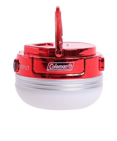 コールマン（Coleman）ハンギングEライト レッド 2000037352 モバイルバッテリー 防災 防災用品 非常用 災害