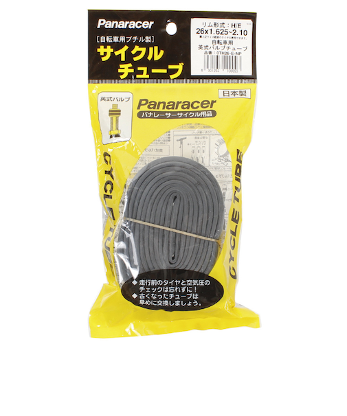 パナレーサー（PANARACER）26x1.625-2.1 EV 英式自転車用バルブチューブ OTH26-E-NP