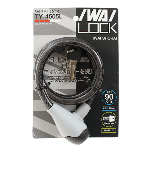 IWAI（IWAI）ワイヤーロック 12/900mm TY-4505L-CSM