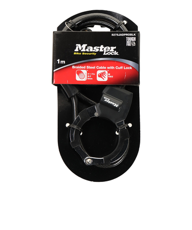マスターロック（MASTERLOCK）手錠型ケーブルロック ML 8275JADPROBLK