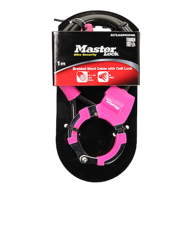 マスターロック（MASTERLOCK）手錠型ケーブルロック ML 8275JADPROPINK