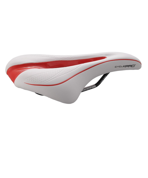 サイクルプロ(CYCLE PRO)GELサドル ホワイト/レッド CP-SD3256-WHRDパーツ サドル