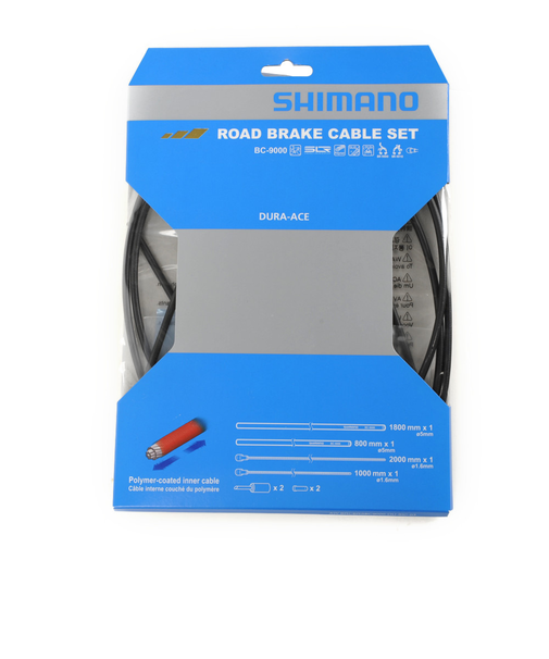 シマノ（SHIMANO）BC-9000 ロードブレーキケーブルセット ポリマーコーティング ドレスパーツ Y8YZ98010BLK