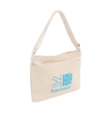 コットン ショルダーバッグ 8L SU-GSBJ-1103-07-K.Blue Logo ブルー W36×H26