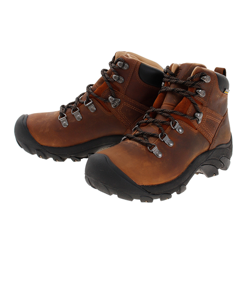 キーン（KEEN）トレッキングシューズ ハイカット PYRENEES ピレニーズ Syrup 1004156 ブラウン 替え紐付 防水 透湿
