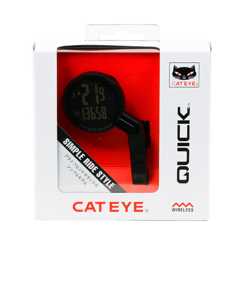 キャットアイ（CAT EYE）クィツク ワイヤレスメーター CC-RS100W BK