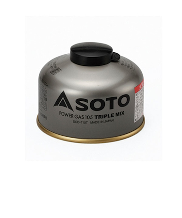ソト（SOTO）ソト SOTO パワーガス105 トリプルミックス SOD-710T キャンプ用品 ストーブ