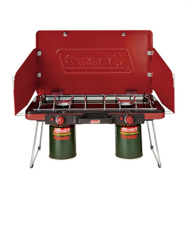 コールマン（Coleman）パワーハウス LPツーバーナーストーブII レッド 2000021950 アウトドア キャンプ BBQ バーベキューコンロ 調理 …