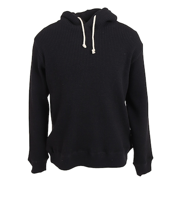 ニットパーカー マービンズパーカ 19820718 BLK ブラック プルオーバー 厚地