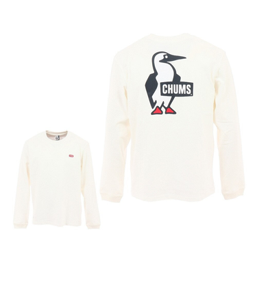 チャムス（CHUMS）ブービーロゴロングスリーブTシャツ CH01-1896-W001