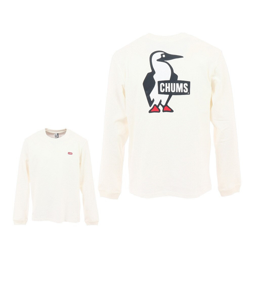 チャムス（CHUMS）ブービーロゴロングスリーブTシャツ CH01-1896-W001