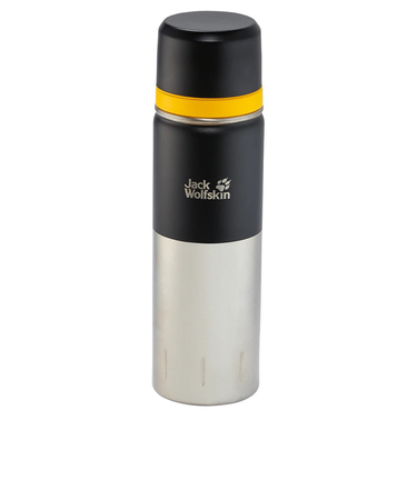 ジャックウルフスキン（JackWolfskin）水筒 ステンレスボトル 保冷 保温 KOLIMA 1.0 8006891-6000 ブラック 1L