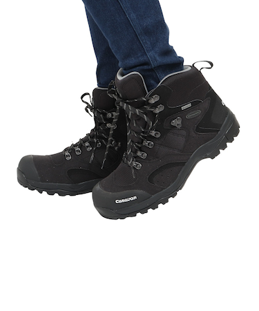 キャラバン(Caravan)ゴアテックス トレッキングシューズ ハイカット 登山靴 C1_02S 0010106-941 ブラック 防水 軽量 入門者 初心者