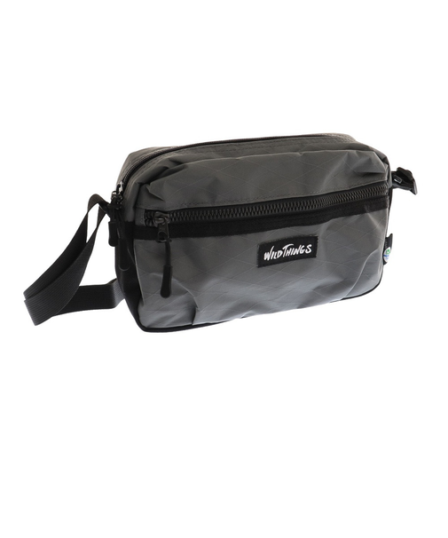ワイルドシングス（WILD THINGS）貴重品 薬 携帯入れに便利 軽量 ショルダー バッグ WT-380-0175 11 グレー W24×H15×D6 防…