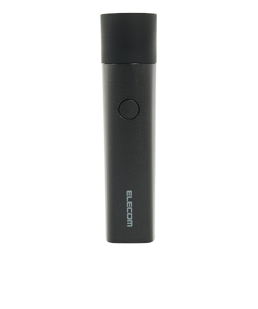 エレコム（ELECOM）3350mAh 防災LED付 モバイルバッテリ 懐中電灯型 DE-M20L-3350BK