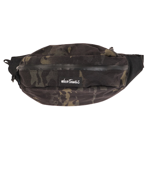 ワイルドシングス（WILD THINGS）貴重品 携帯用に便利 軽量 小型 ウエストバッグ ウエストポーチ WT-380-1204 15 カモフラージュ 防災