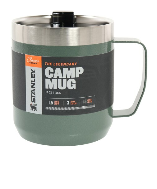 スタンレー（STANLEY）マグカップ コップ 蓋付き 保温 保冷 クラシック真空マグ グリーン 0.35L 10-09366-163 ギフト 贈り物