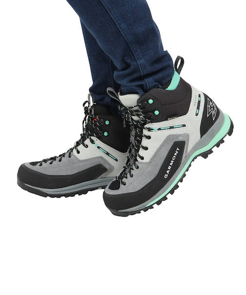 ガルモント（GARMONT）トレッキングシューズ 登山靴 ベッタテック GTX WMS 481074/613 グレー×グリーン 防水 ゴアテックス