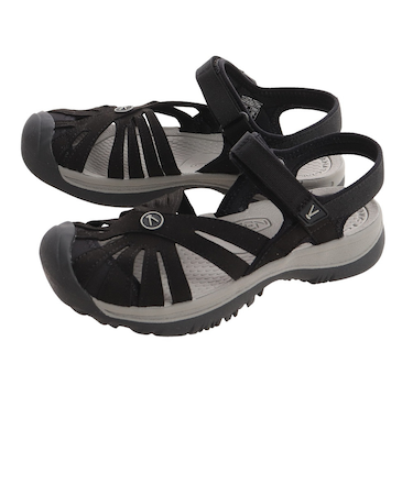キーン（KEEN）ストラップサンダル レディース ぺたんこ ローズサンダル 1008783 ブラック 黒 Black シューズ 靴