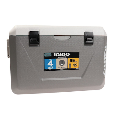 イグルー（igloo）クーラーボックス アイスボックス 55L 保冷 ネスティングクーラー 150390 グレー 大容量 防災