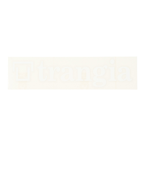 トランギア（trangia）トランギアステッカーL ホワイト TR-ST-WT2