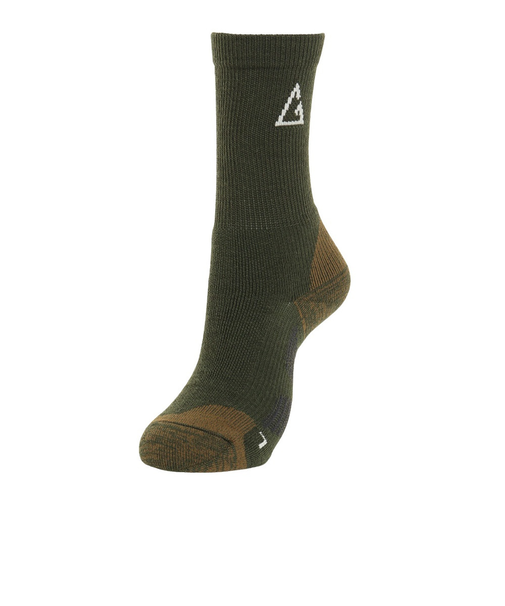 ソックス 靴下 ウール 中厚 クルー丈 RE2SKU570034IGRN グリーン