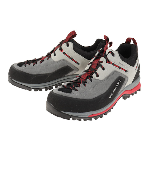 ガルモント(GARMONT)トレッキングシューズ 登山靴 Dragontail TECH GTX 002472 グレー×レッド ゴアテックス 防水
