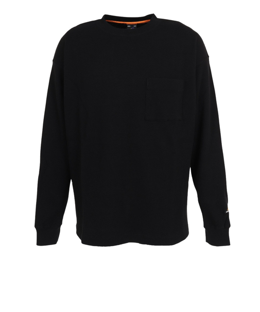 ニューバランス(new balance)長袖Tシャツ ロンT MT1996 ワッフルTシャツ JMTL2065BK ブラック 通気性 速乾 アクティブウェア