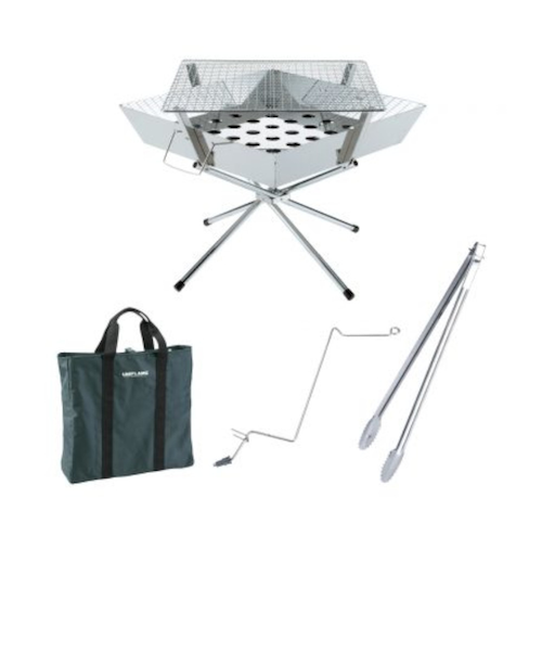 UNIFLAME ファイヤグリル+焼き網+ヘビーロストル+収納ケース+鉄板