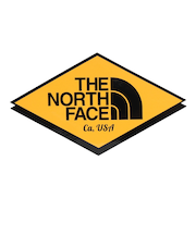 ザ・ノース・フェイス（THE NORTH FACE）NFプリントステッカー NN32348 CY イエロー ひし形 ダイヤ型 ワンポイント 装飾