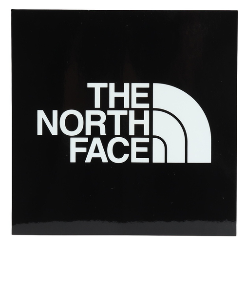 ザ・ノース・フェイス（THE NORTH FACE）TNFスクエアロゴステッカー NN32349 K ブラック 縦9.5cm×横9.5cm ワンポイント 装飾…