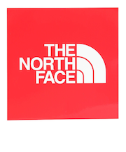 ザ・ノース・フェイス（THE NORTH FACE）TNFスクエアロゴステッカー NN32349 R レッド 縦9.5cm×横9.5cm ワンポイント 装飾