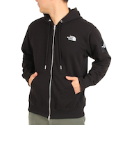 ザ・ノース・フェイス（THE NORTH FACE）トレーナー スウェット パーカー スクエアロゴフルジップ NT12335 K ブラック