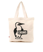 チャムス（CHUMS）トートバッグ ブービーキャンバストートバック CH60-3495-K001 ブラック サブバッグ キャンバス マチ付 A4サイズ収納