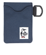 チャムス（CHUMS）カードケース リサイクルパスケース CH60-3575-N001 ネイビー 定期入れ クリアポケット