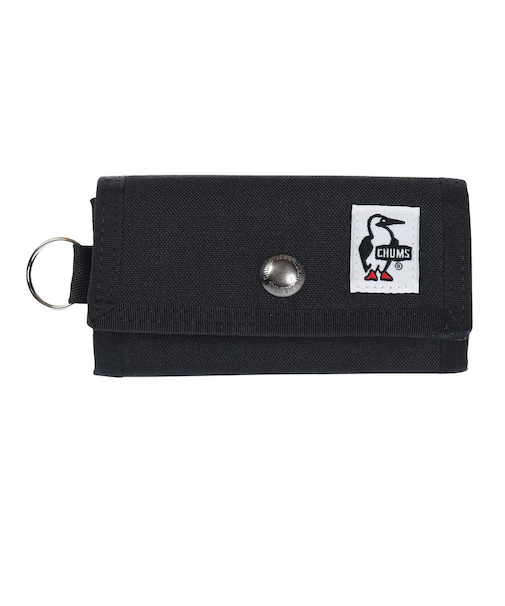 チャムス（CHUMS）リサイクルキーケース CH60-3576-K001 ブラック 6フック カードポケット ユニセックス