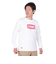 チャムス（CHUMS）高耐久 長袖Tシャツ ロンT ロゴロングスリーブTシャツ CH01-2273-W014 ホワイト 綿100 厚手